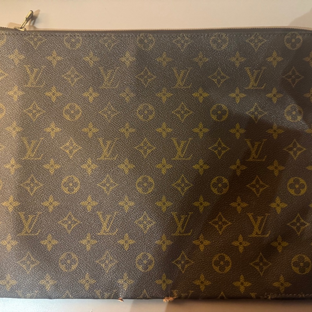 Vintage Louis Vuitton monogram laptop case